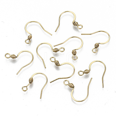 304 Stainless Steel Earring Hooks STAS-N092-102G-NR-1