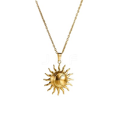 304 Stainless Steel Pendant Necklaces FS-WG18833-07-1