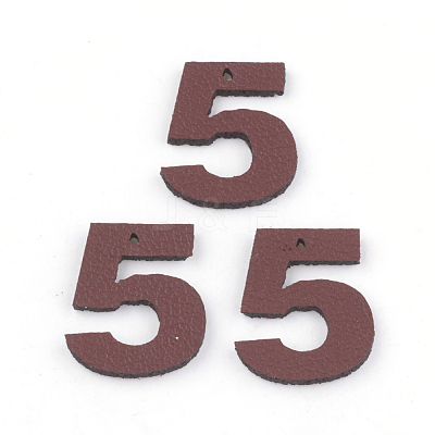 PU Leather Pendants FIND-T020-075C-1