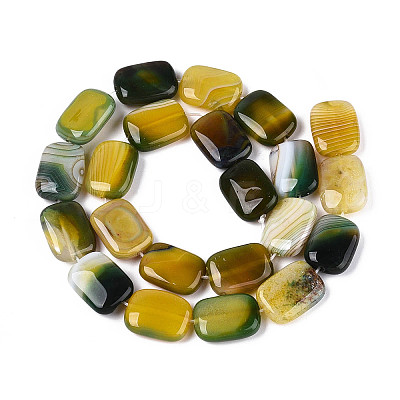 Natural Agate Beads Strands G-N356-03A-11-1