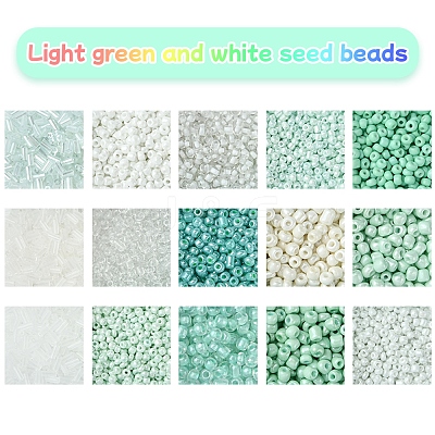 DIY Glass Seed Beads Bracelets Jewelry Making Kit DIY-FS0007-64-1