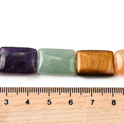 Natural Mixed Gemstone Beads Strands G-S386-A01-1
