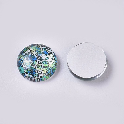 Glass Cabochons GLAA-WH0015-09F-1