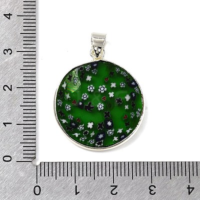 Handmade Lampwork Pendants LAMP-D002-04B-S-1