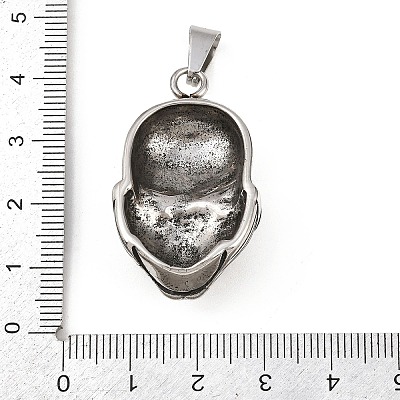 Hand Polished 304 Stainless Steel Pendants STAS-Z171-18AS-1