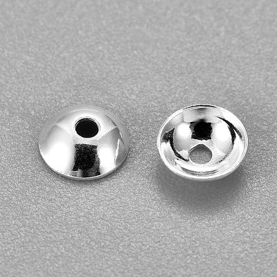 201 Stainless Steel Bead Caps STAS-F040-20G-S-1