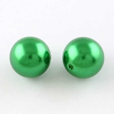 Round ABS Plastic Imitation Pearl Beads OACR-R053-22-1