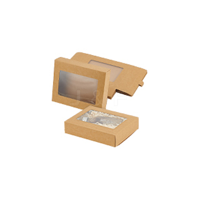 Cuboid Kraft Paper Storage Gift Boxes CON-WH0095-99A-01-1