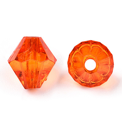 Transparent Acrylic Beads TACR-S146-8mm-30-1