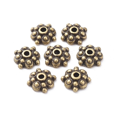 Tibetan Style Alloy Caps MLF0664Y-1