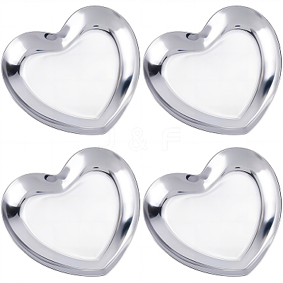 4Pcs 430 Stainless Steel Jewelry Plates AJEW-CN0004-48-1