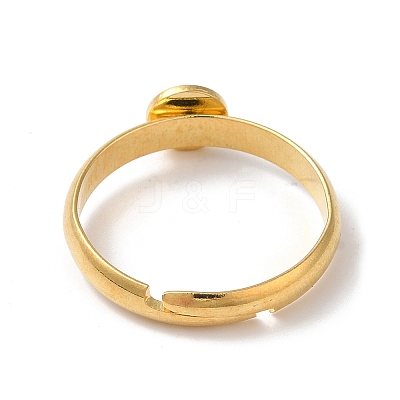 304 Stainless Steel Pad Ring Settings STAS-K278-11A-G-1