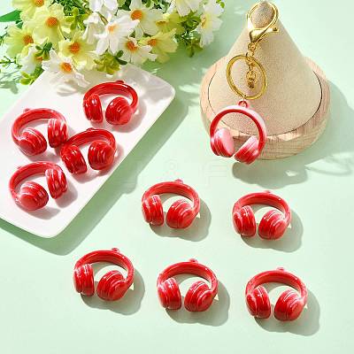 Two Tone Opaque Acrylic Pendants SACR-FZC0001-002E-1