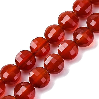 Natural Carnelian(Dyed & Heated) Beads Strands G-C179-A29-03-1