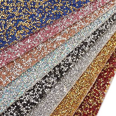Hot Melting Glass Rhinestone Glue Sheets X-DIY-TAC0184-40H-1
