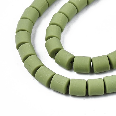 Handmade Polymer Clay Beads Strands CLAY-ZX006-01-104-1