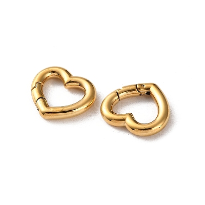 304 Stainless Steel Spring Gate Clasps X-STAS-A193-03G-1