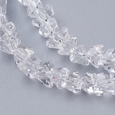 Transparent Glass Beads Strands EGLA-J145-4mm-NB01-1