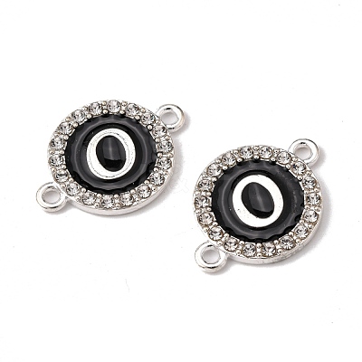 Alloy Enamel Links Connectors ENAM-TAC0003-01S-02O-1