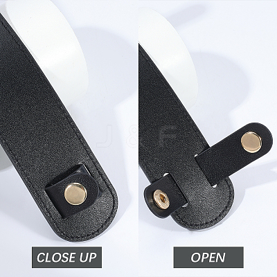 Imitation Leather Bag Strap Covers DIY-CL0001-73B-1