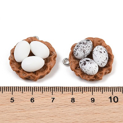 Opaque Resin Pendants RE-CBA19D0-02-1
