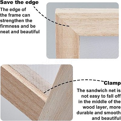 Wooden Paper Making DIY-WH0171-49D-1