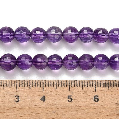 Natural Amethyst Beads Strands G-H329-D01-6mm-1