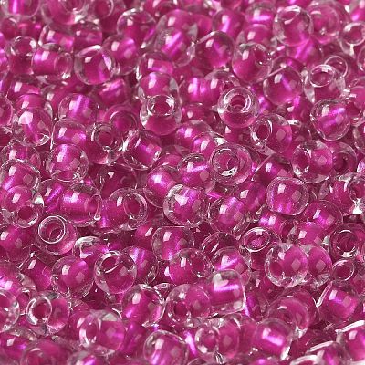 6/0 Transparent Inside Colours Glass Seed Beads SEED-P006-01A-04-1