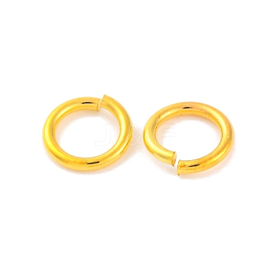 Brass Saw Cut Open Jump Rings KK-G514-01I-G-1