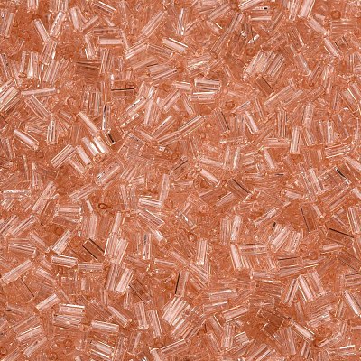 Transparent Glass Bugle Beads SEED-N005-001-C14-1
