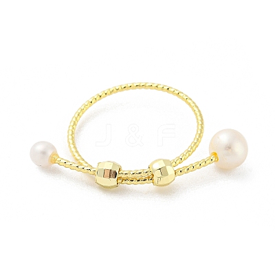 Brass Finger Ring RJEW-H220-42G-1