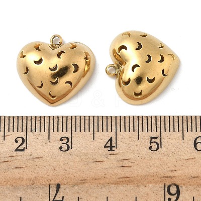 304 Stainless Steel Pendants STAS-D127-03G-1