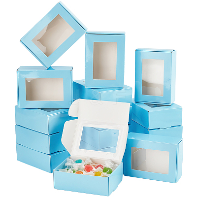 Cardboard Paper Shipping Box CON-WH0084-62A-1