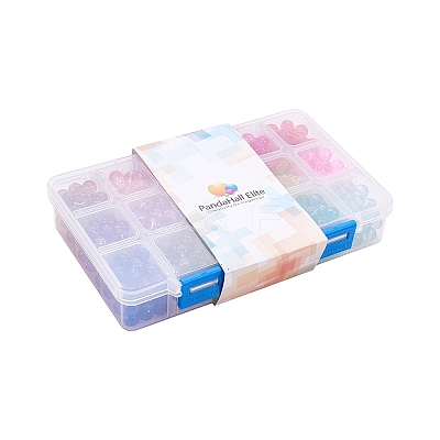 Drawbench Transparent Glass Beads GLAD-PH0001-02-1