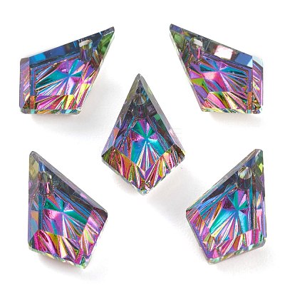 Embossed Glass Rhinestone Pendants GLAA-J101-01A-001VO-1