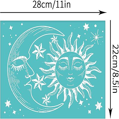 Self-Adhesive Silk Screen Printing Stencil DIY-WH0338-015-1