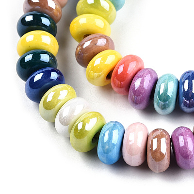 Handmade Porcelain Bead Strands PORC-N007-23-1