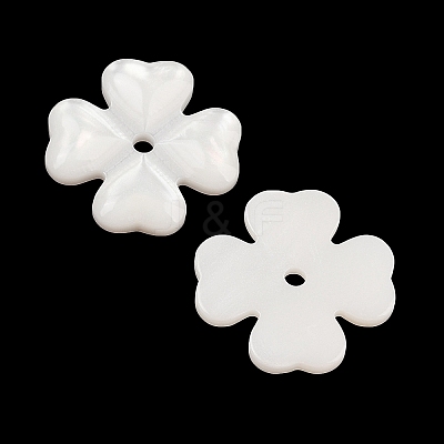 Opaque Resin Shamrock Decoden Cabochons CRES-I036-18B-1