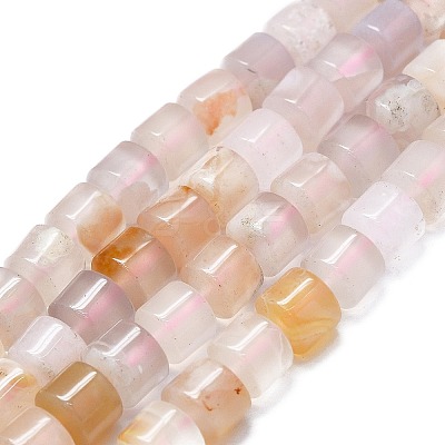 Natural Cherry Blossom Agate Beads Strands G-K245-C11-07-1