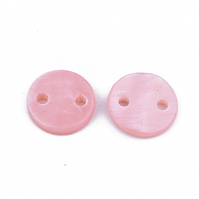 Spray Paint Freshwater Shell Links connectors LS-X-SHEL-S276-27G-1