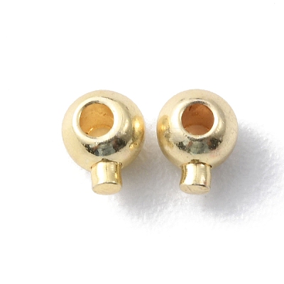 Brass Crimp Beads LS-KK-WH0031-33G-1