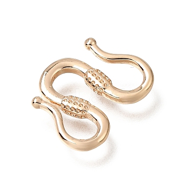 Brass M-Hook Clasps KK-CBA0DF0-14E-KCG-1