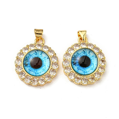 Real 18K Gold Plated Brass Pendants KK-L209-008G-05-1