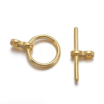 Tibetan Style Toggle Clasps X-TIBE-A001-25G-1