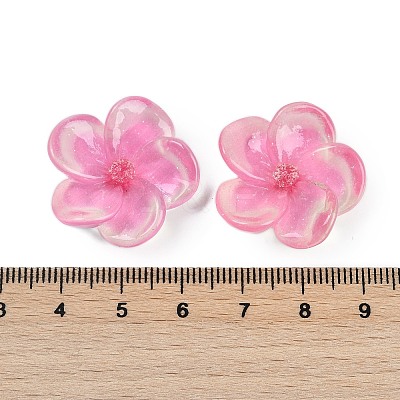 Flower Series Resin Cabochons CRES-Q008-01D-1