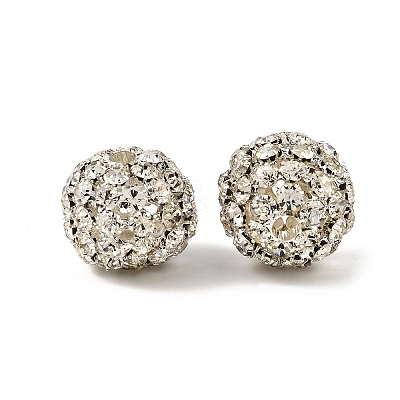 Brass Rhinestone Beads RSB083-S-1