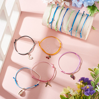 32Pcs 4 Colors Nylon Thread Bracelets Making BJEW-TAC0068-1