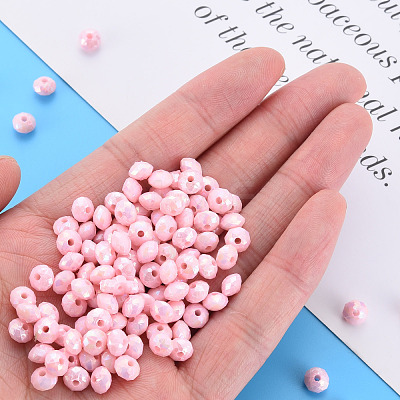 Opaque Acrylic Beads MACR-Q239-018C-01-1