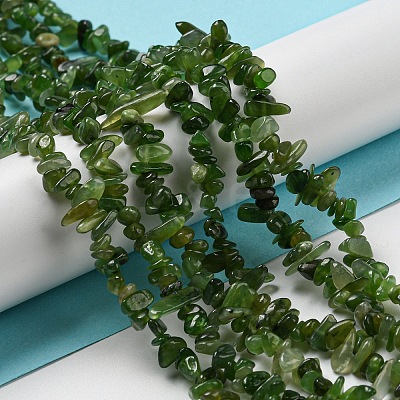 Natural Canadian Jade Beads Strands X-G-G0003-B38-1