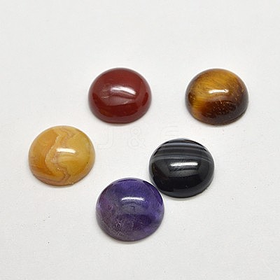 Natural Gemstone Cabochons G-G528-18mm-M2-1